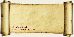 Angelina Denić vizit kartica